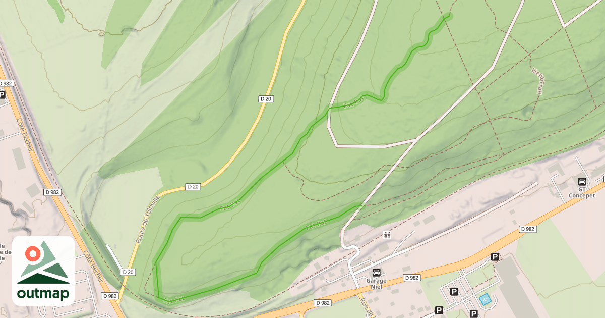 Map of Fat Pat