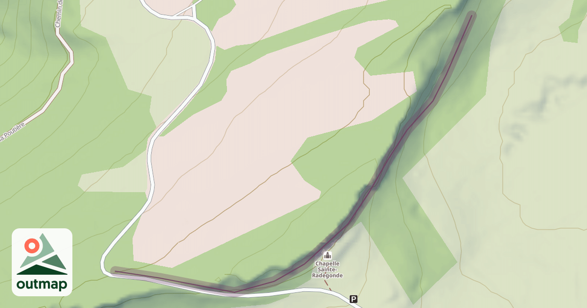 Map of Climbing Crag