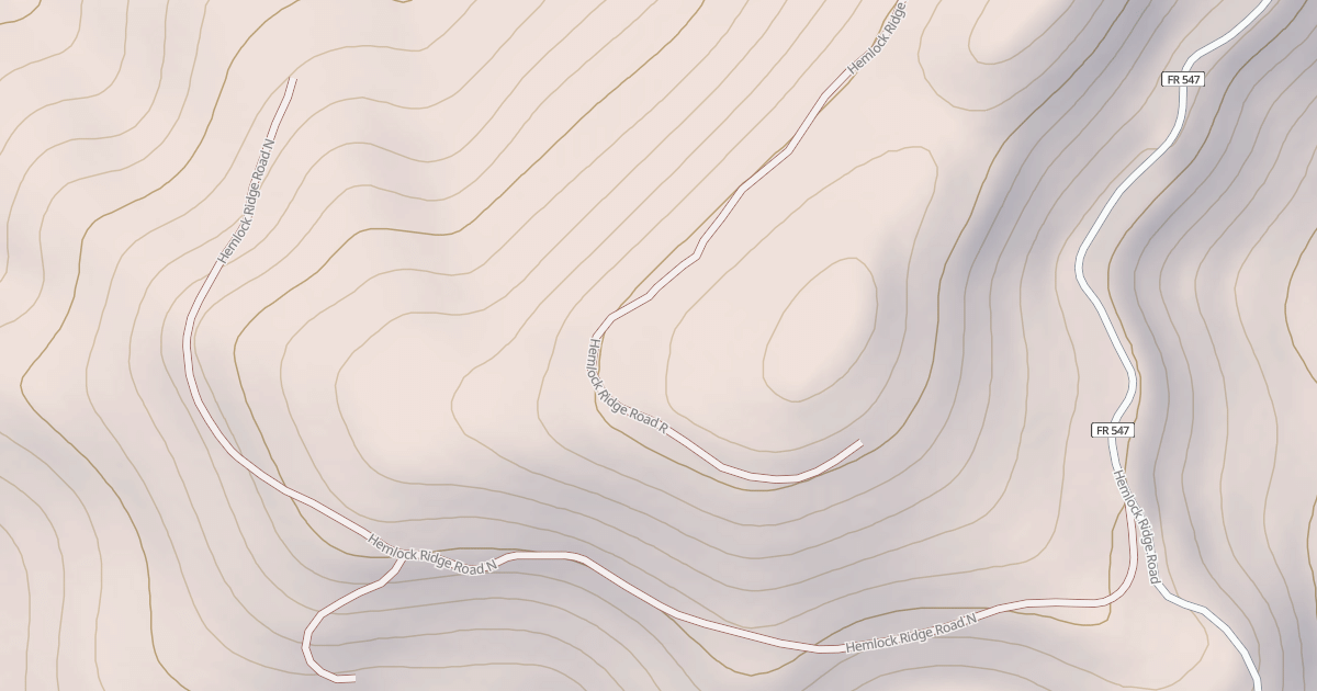 Map preview of HEMLOCK RIDGE N