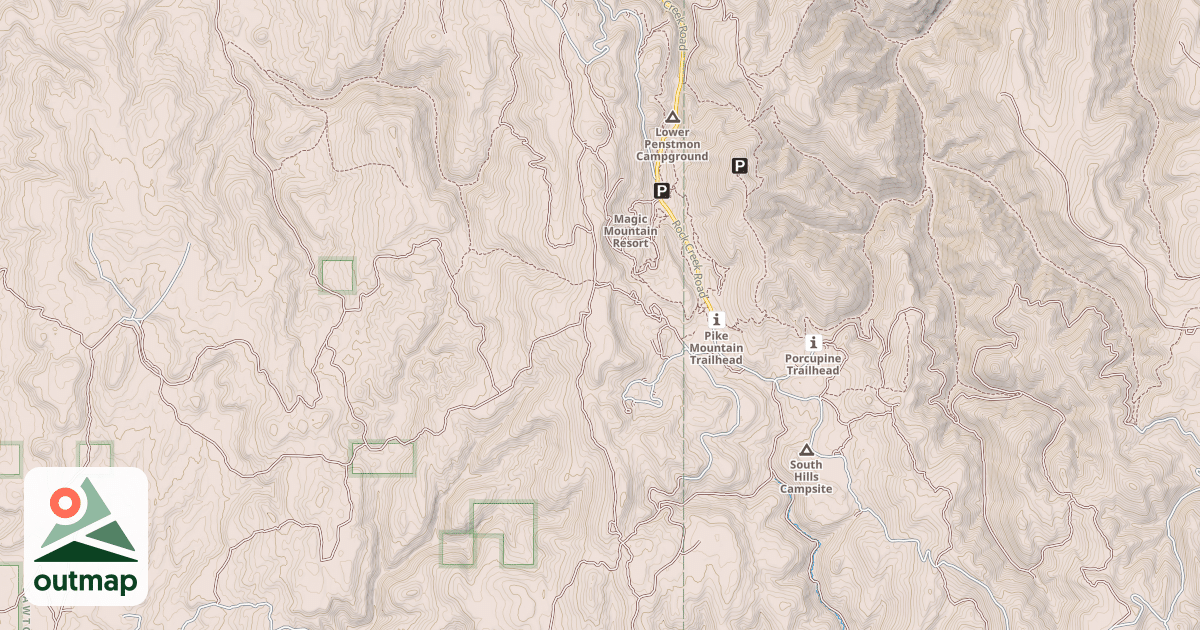 Map of UPPER DEADLINE