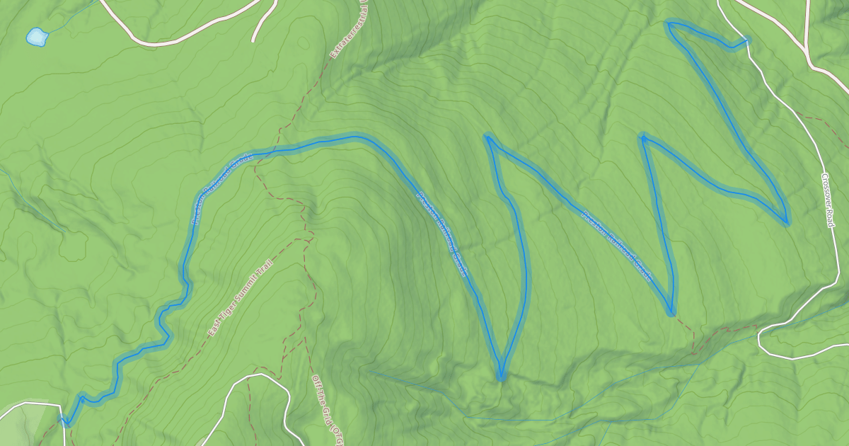 Map preview of Preston Railroad Grade