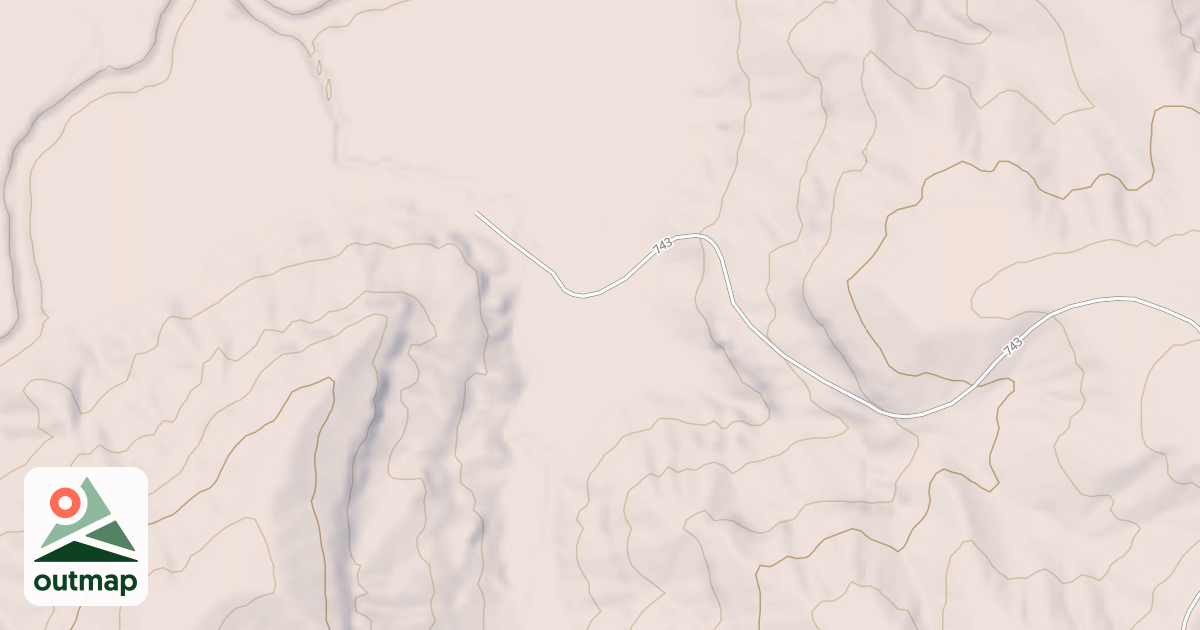 Map of 743A