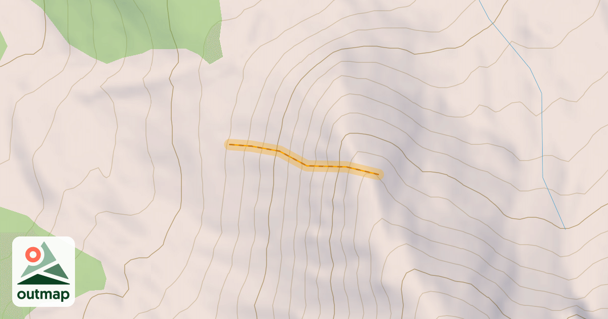 Map of 2nd Tree Chute