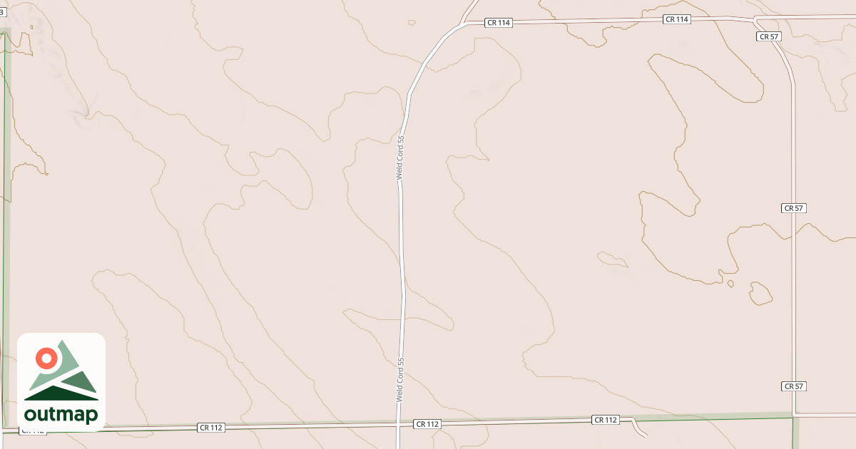 Map of ROAD 55