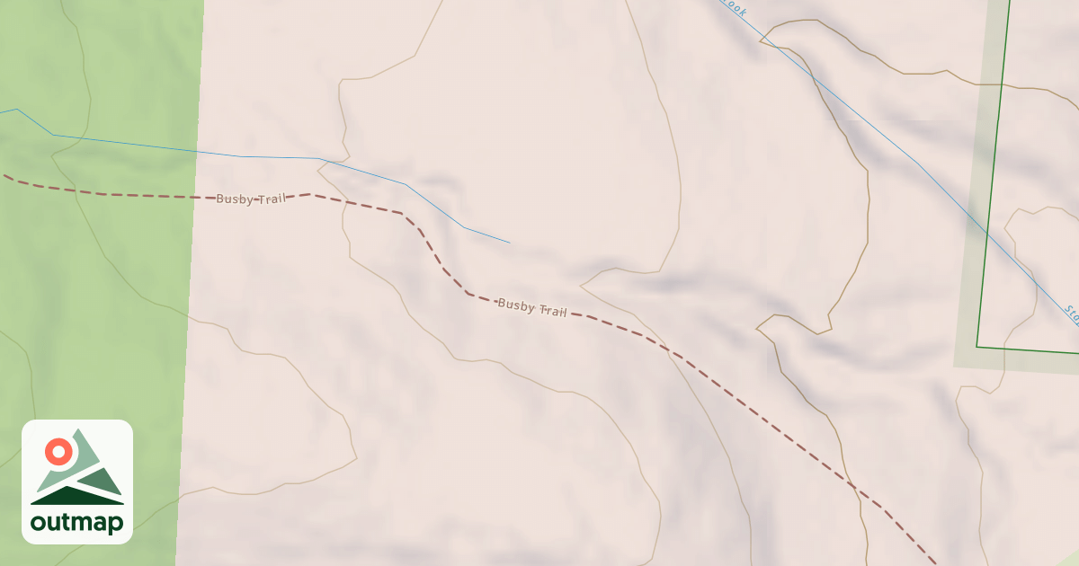 Map of Busby Trail