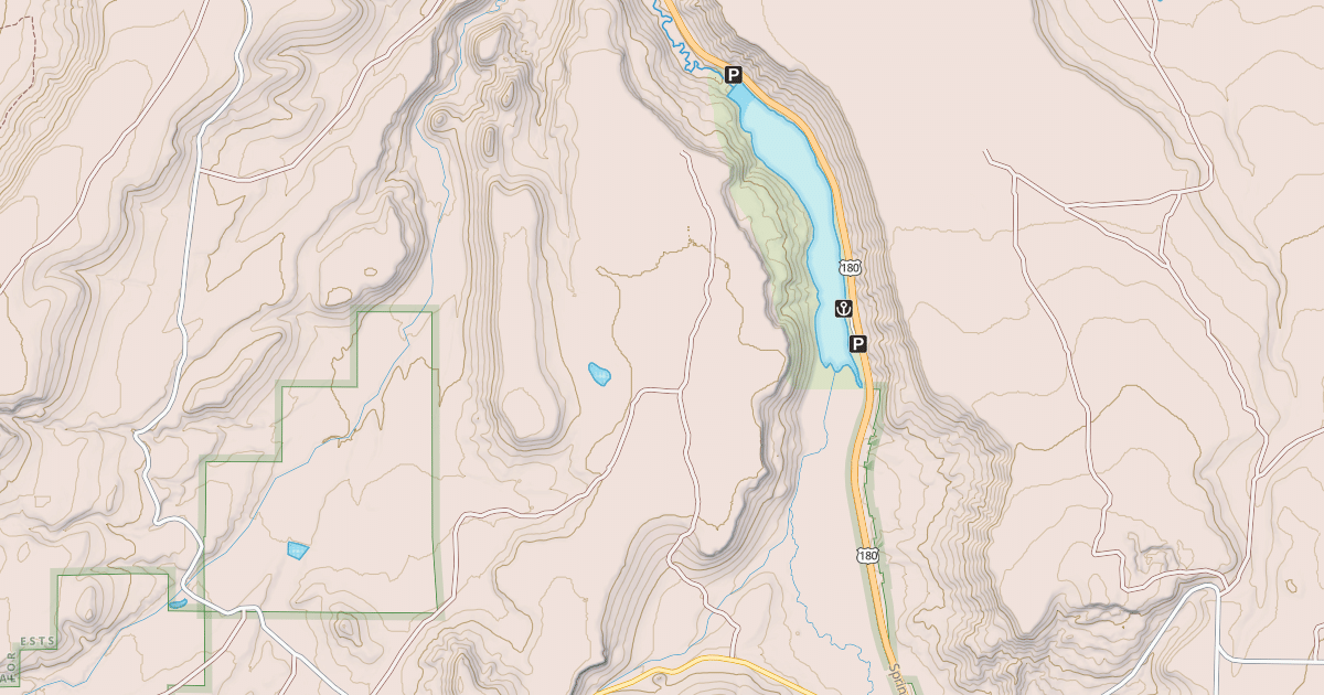 Map preview of USFS National Forest System Roads {77725834-CA50-4FE1-8CFB-45C0E5252ED8}