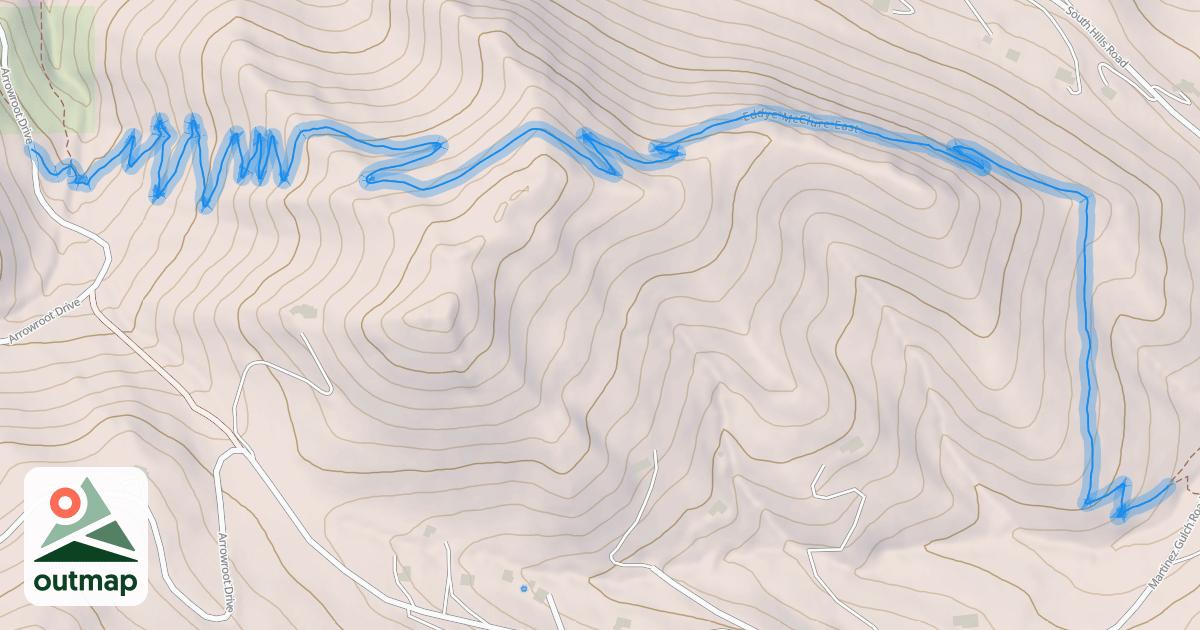 Map of Eddye McClure East
