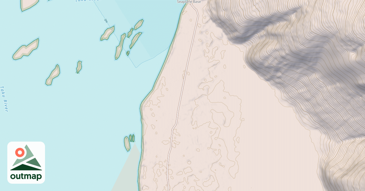 Map of Taku Jeep Trail