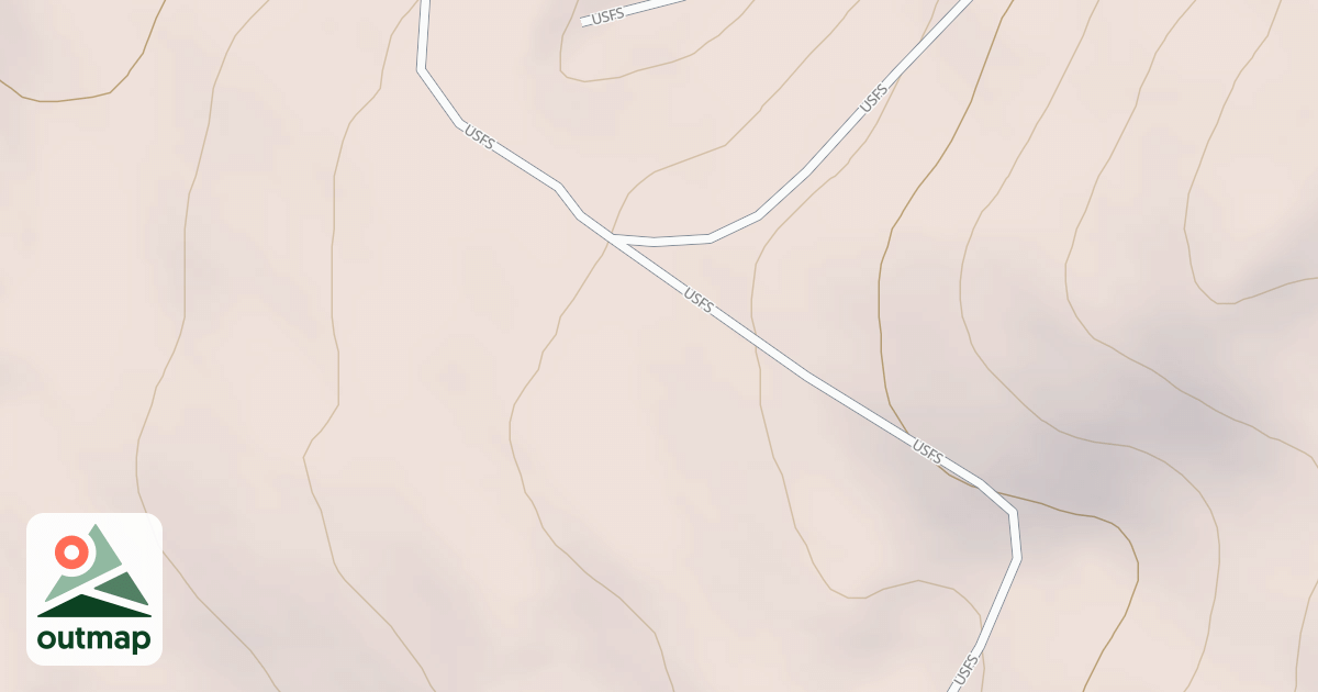 Map of West Cone Road