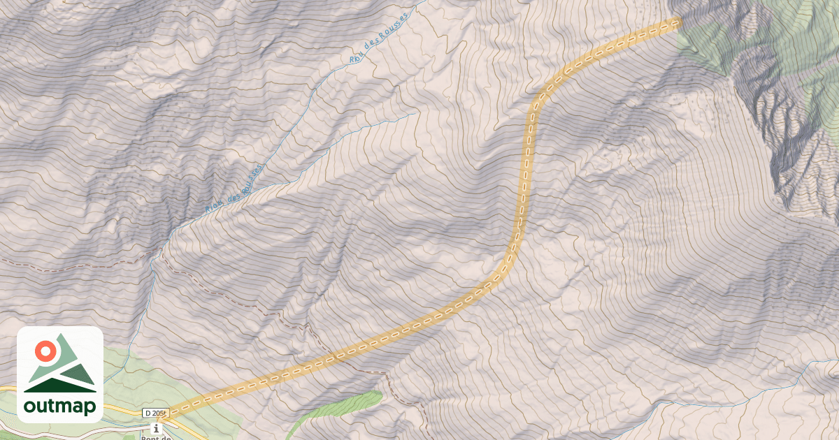 Map of Bosse 2927 — Pont de Lariane