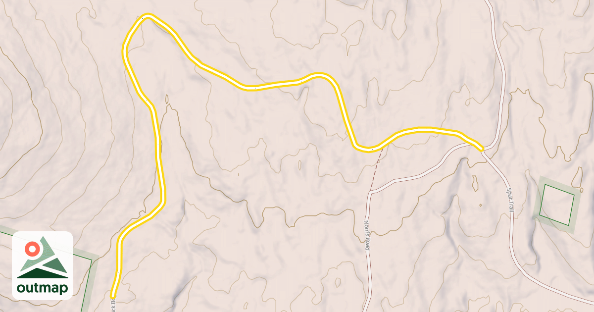 Map of Black Bog Trail
