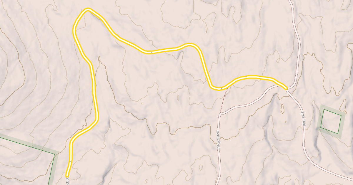 Map preview of Black Bog Trail