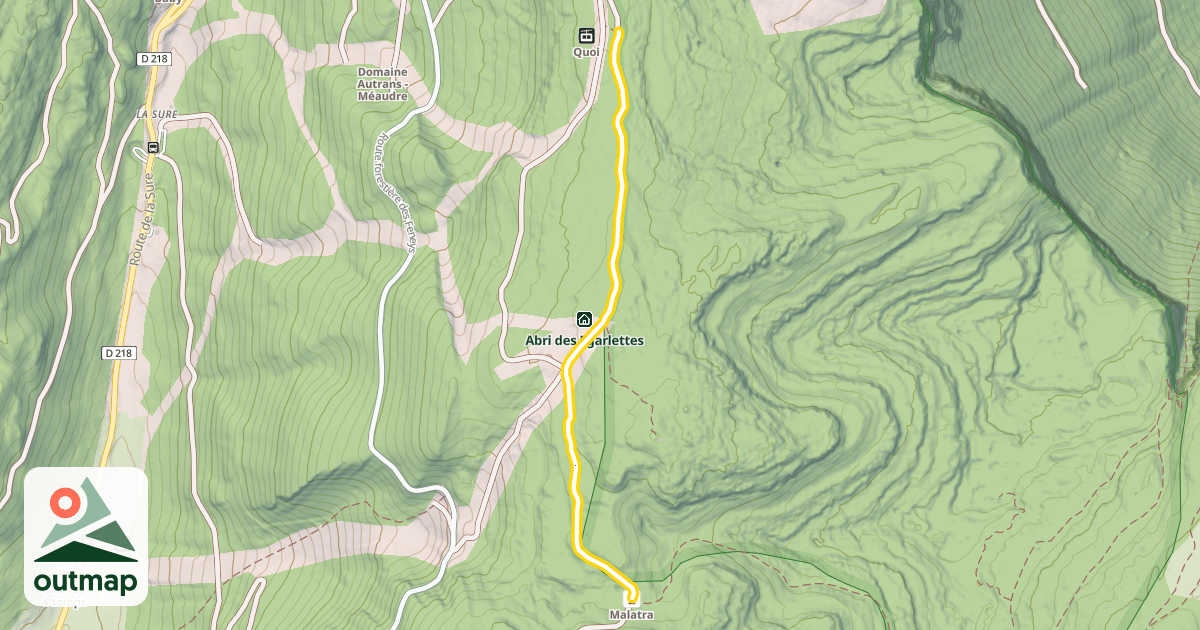 Map of Panoramique - TS de la Quoi / Malatra