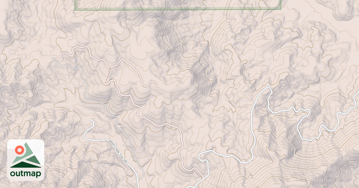 Map of Brush Creek