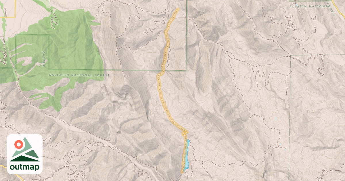 Map of New World Gulch