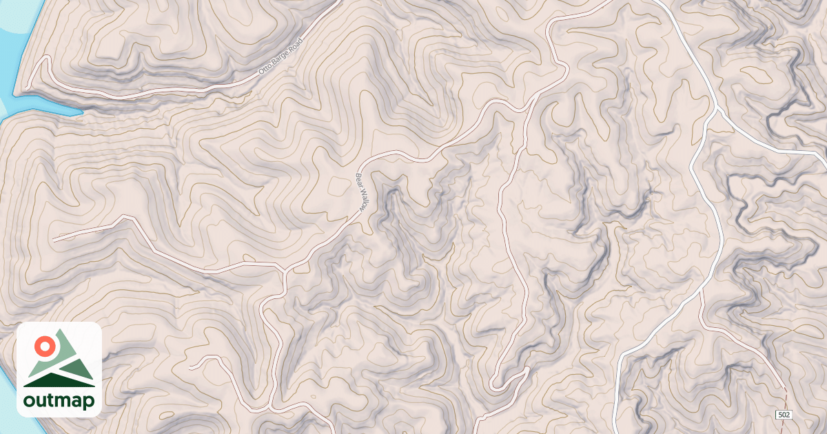 Map of BEAR WALLOW