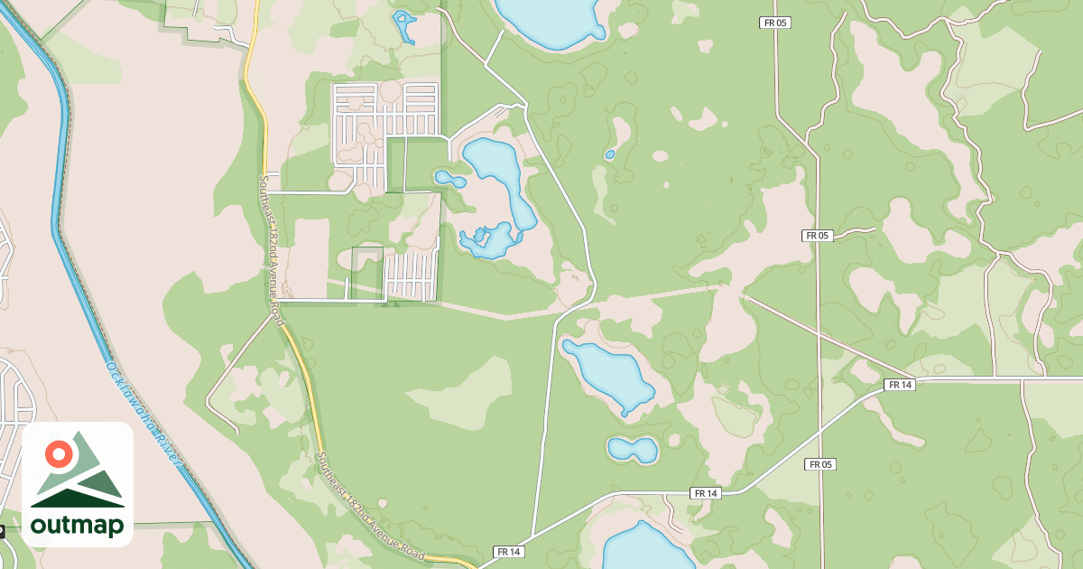 Map of LAKE MARY