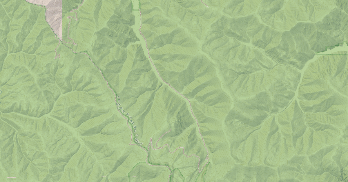 Map preview of E FK ELK CREEK