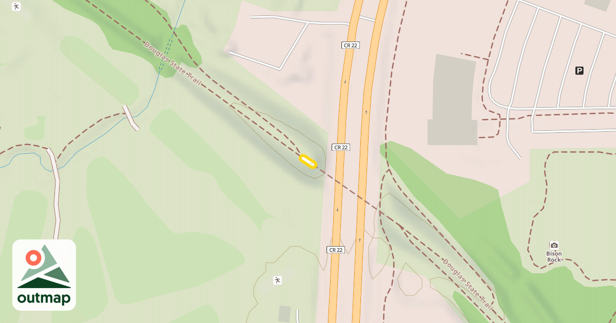 Map of Douglas State Trail