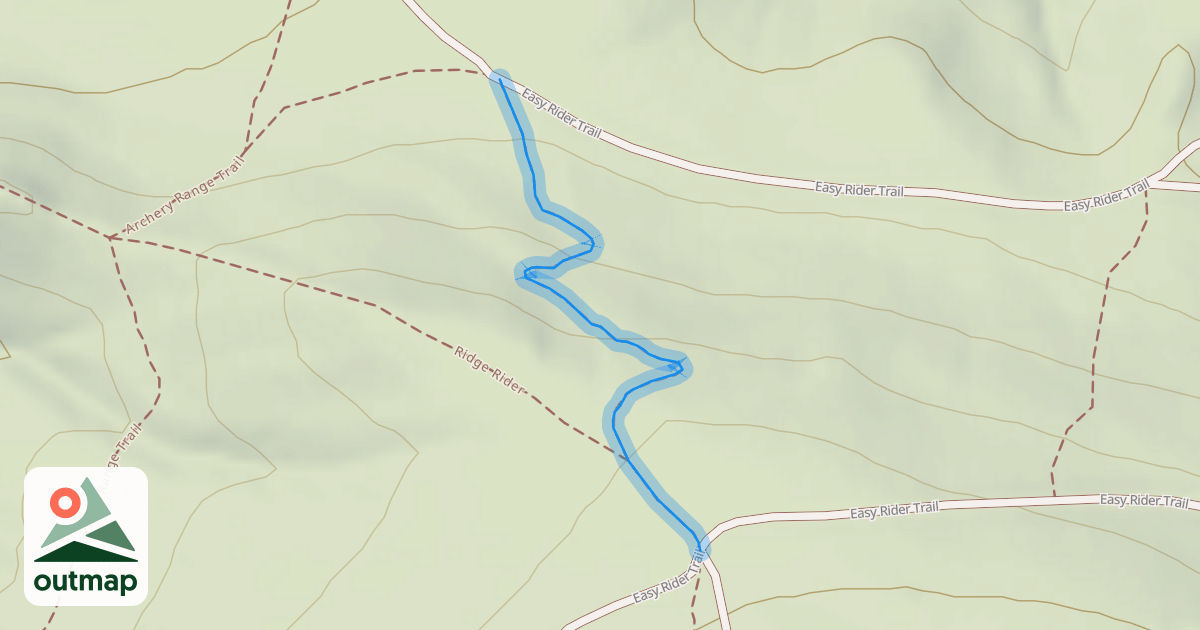 Map of Pail Rider Trail