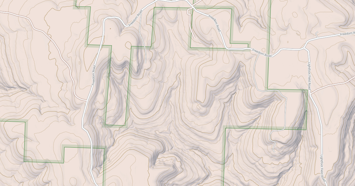 Map preview of USFS National Forest System Roads {6154F73D-47A1-4BD5-9B7D-63FDB390C581}