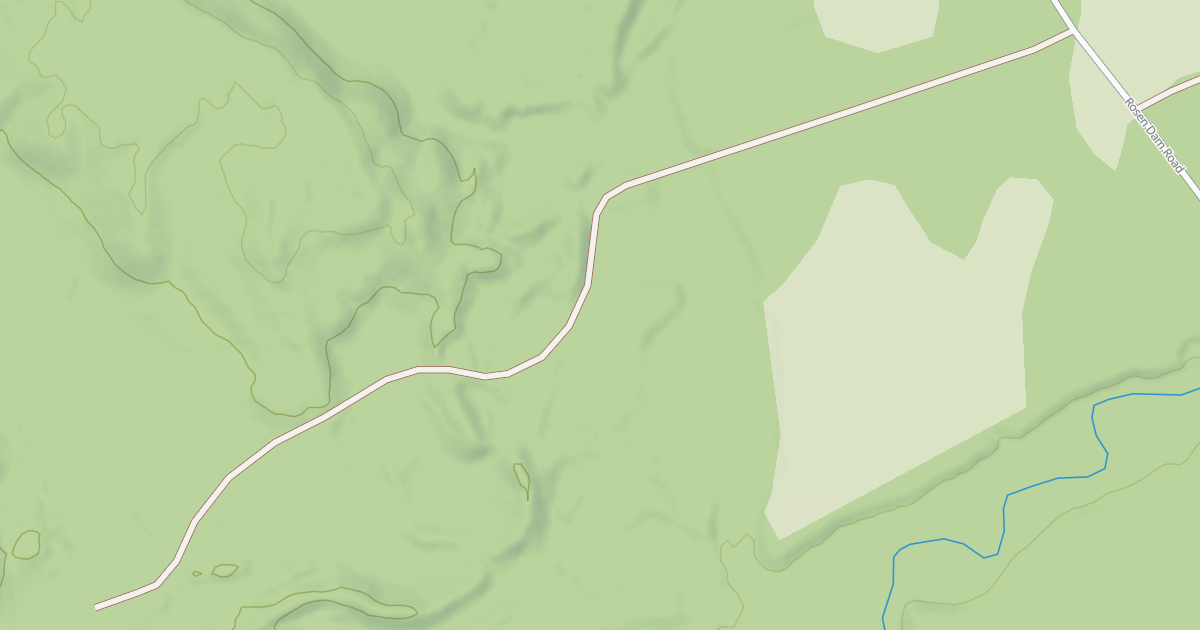 Map preview of FR 2200A - ROSEN DAM SPUR A