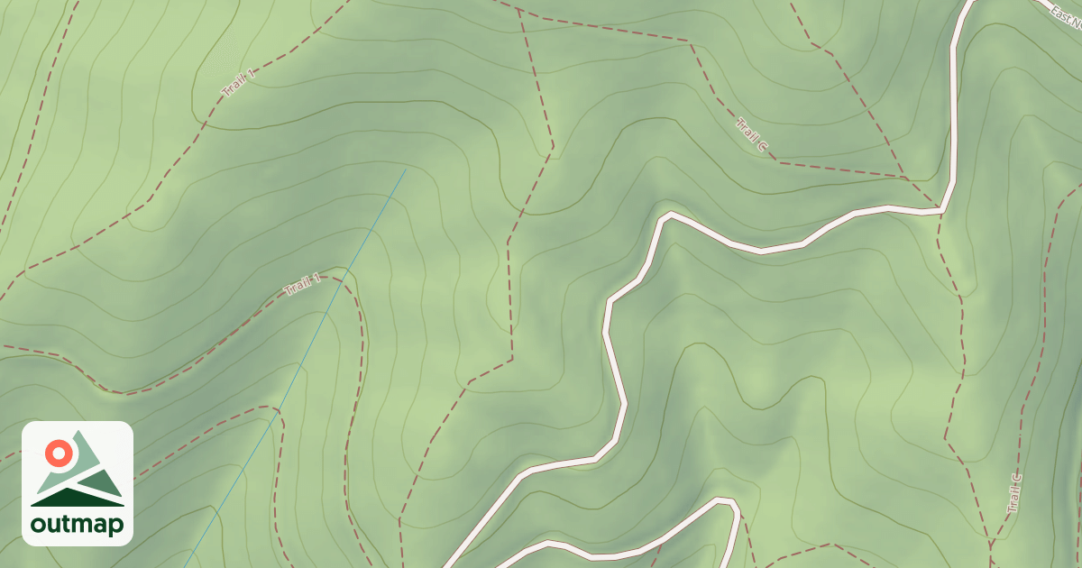 Map of USFS Motor Vehicle Use Map Trails 8105