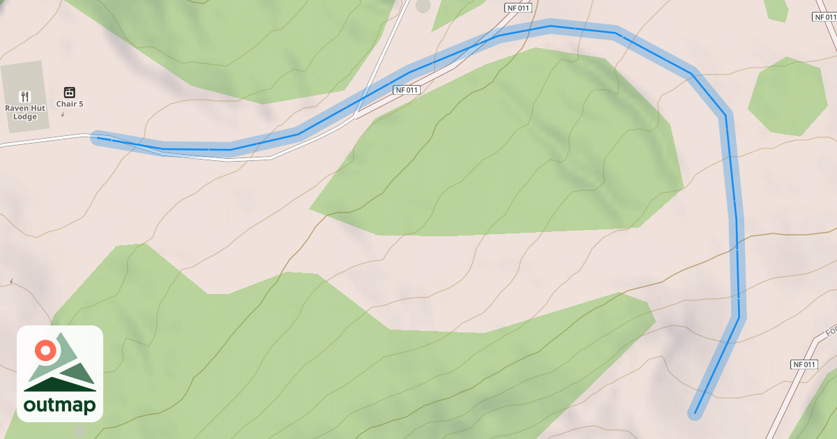 Map of Lower White Salmon