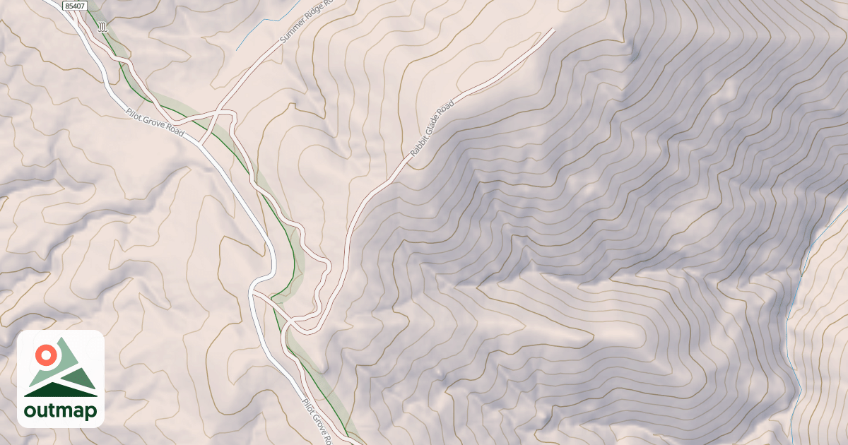 Map of RABBIT GLADE