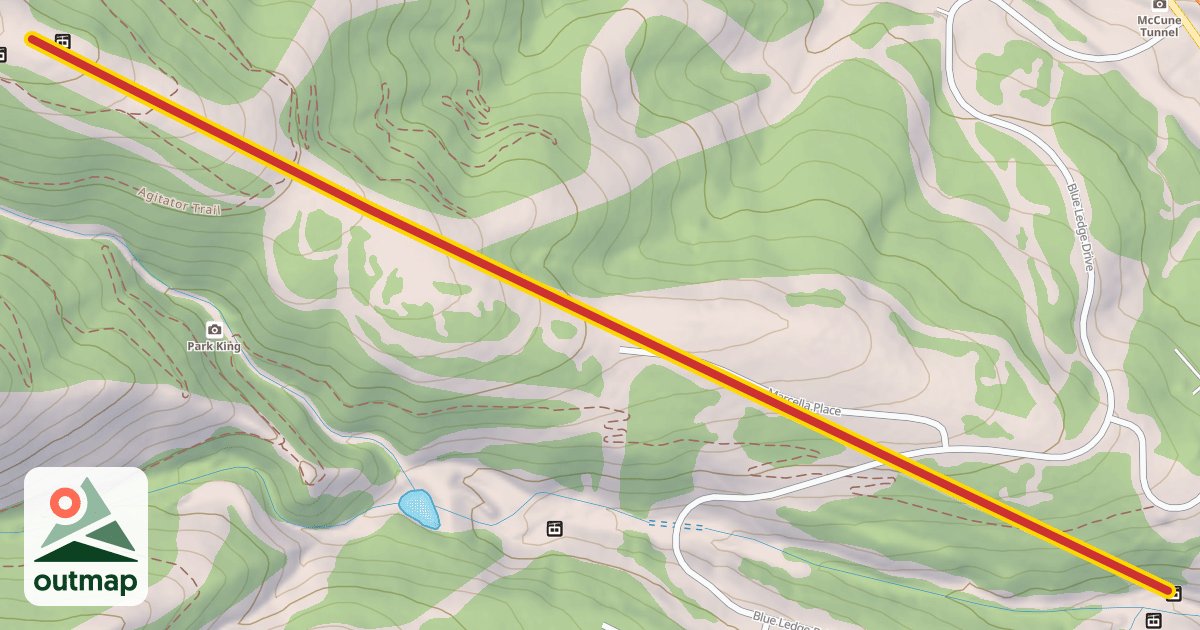 Map of Pioche Express