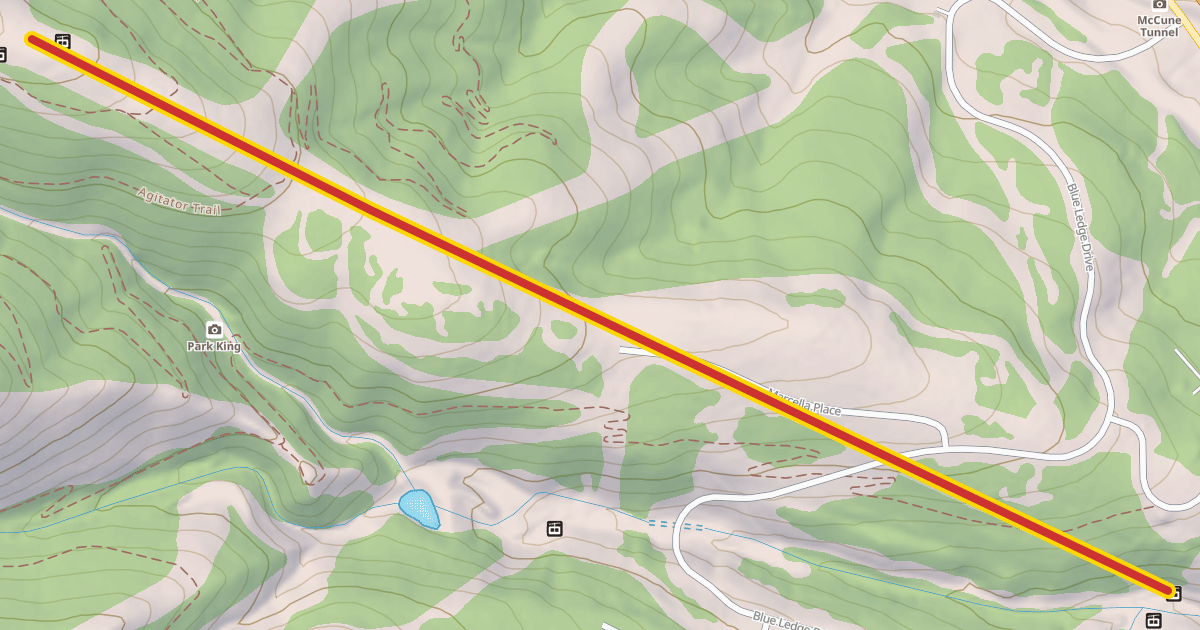 Map preview of Pioche Express