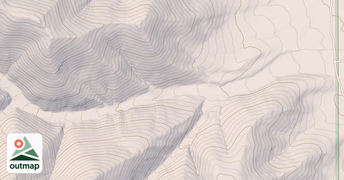 Map of BARTEL CANYON