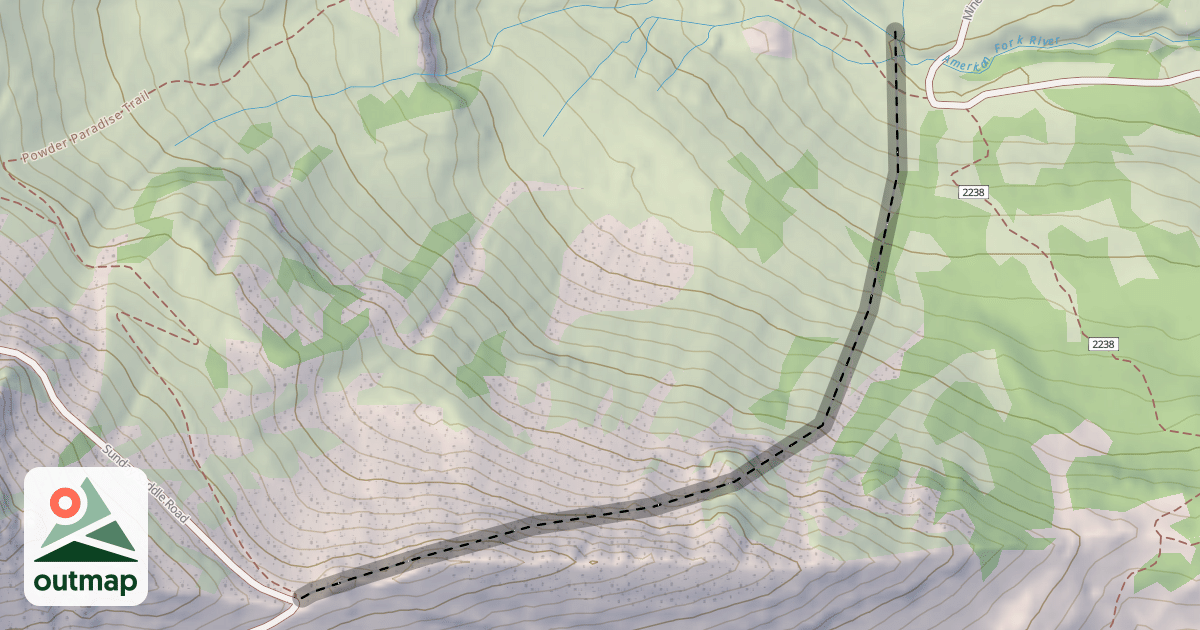 Map of Almony Chutes