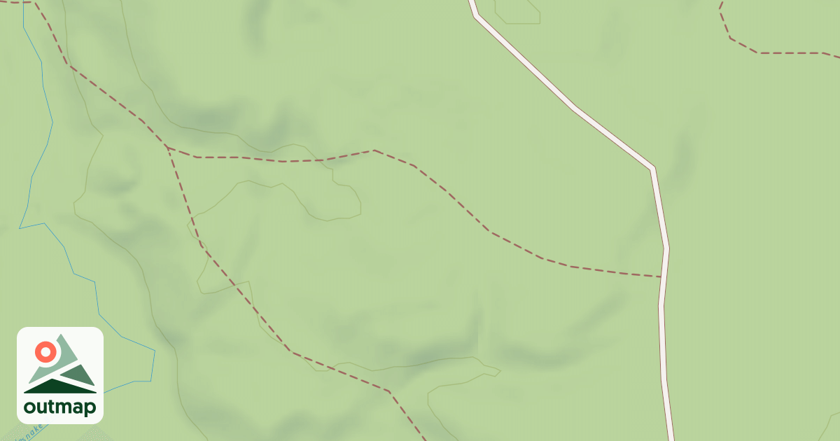Map of Baker Dam Path