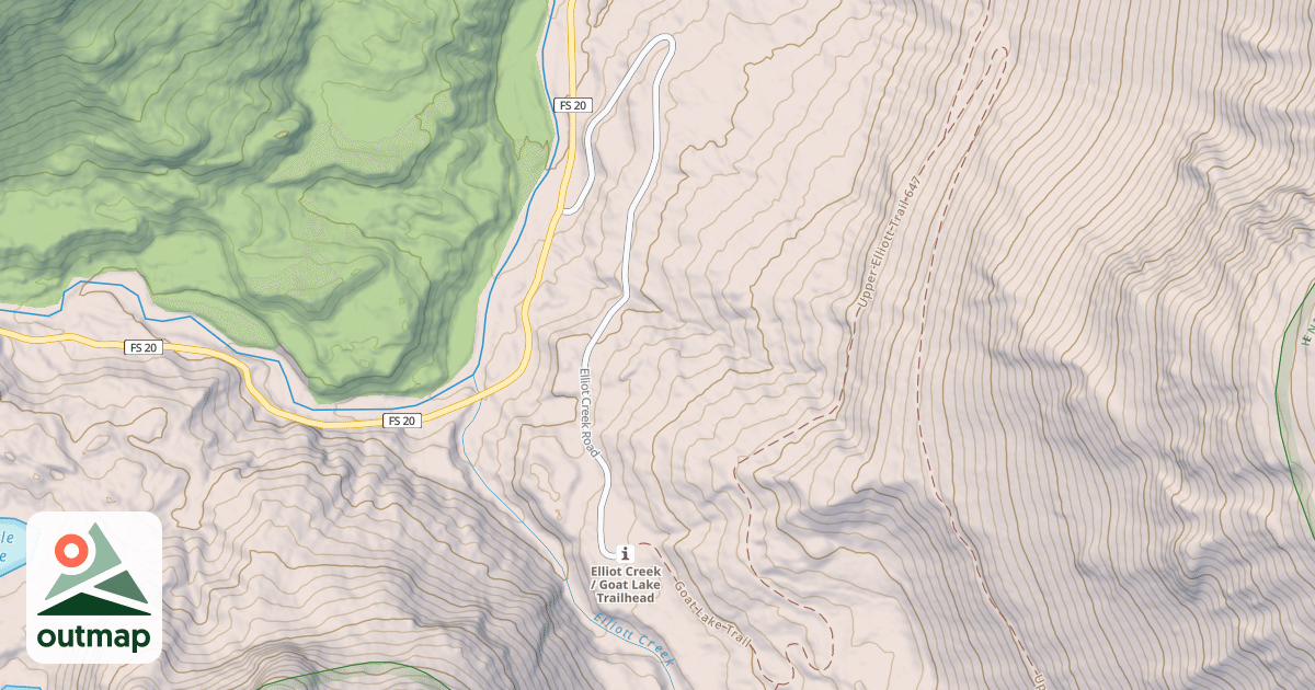 Map of ELLIOT CR