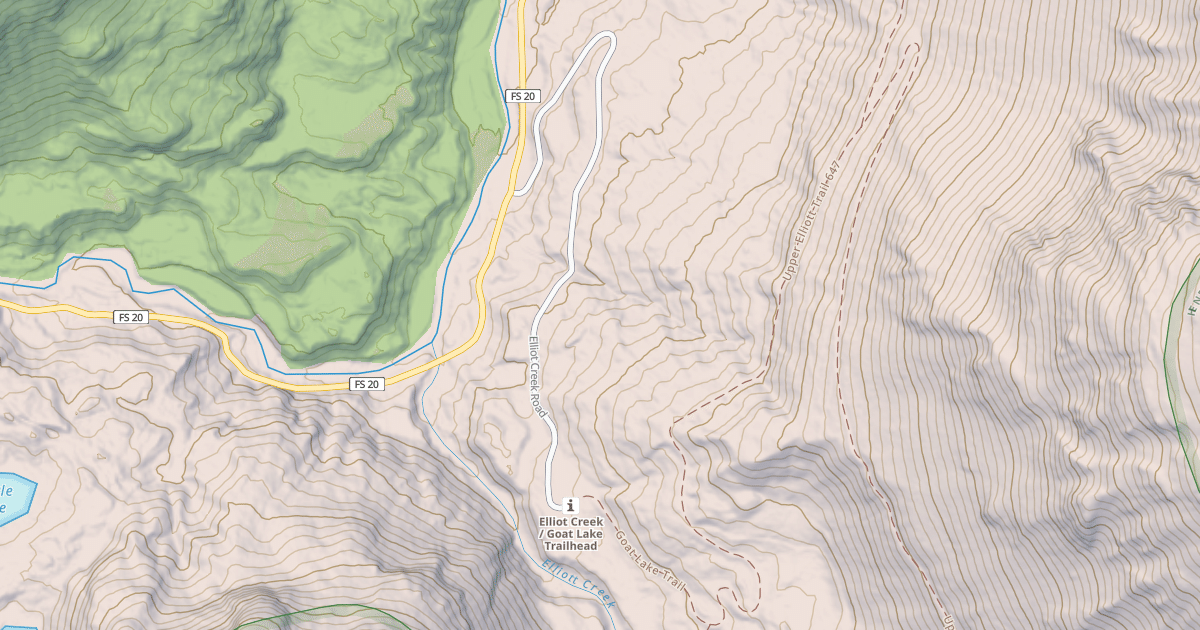 Map preview of ELLIOT CR