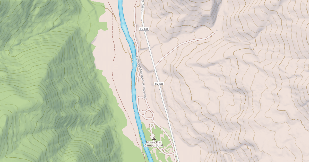 Map preview of MOOSE FLAT DISPERSED