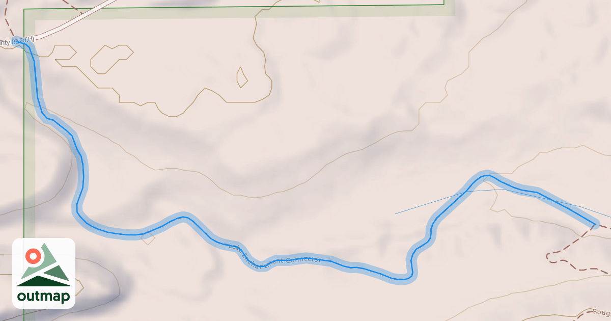 Map of Lake Enchantment Connector