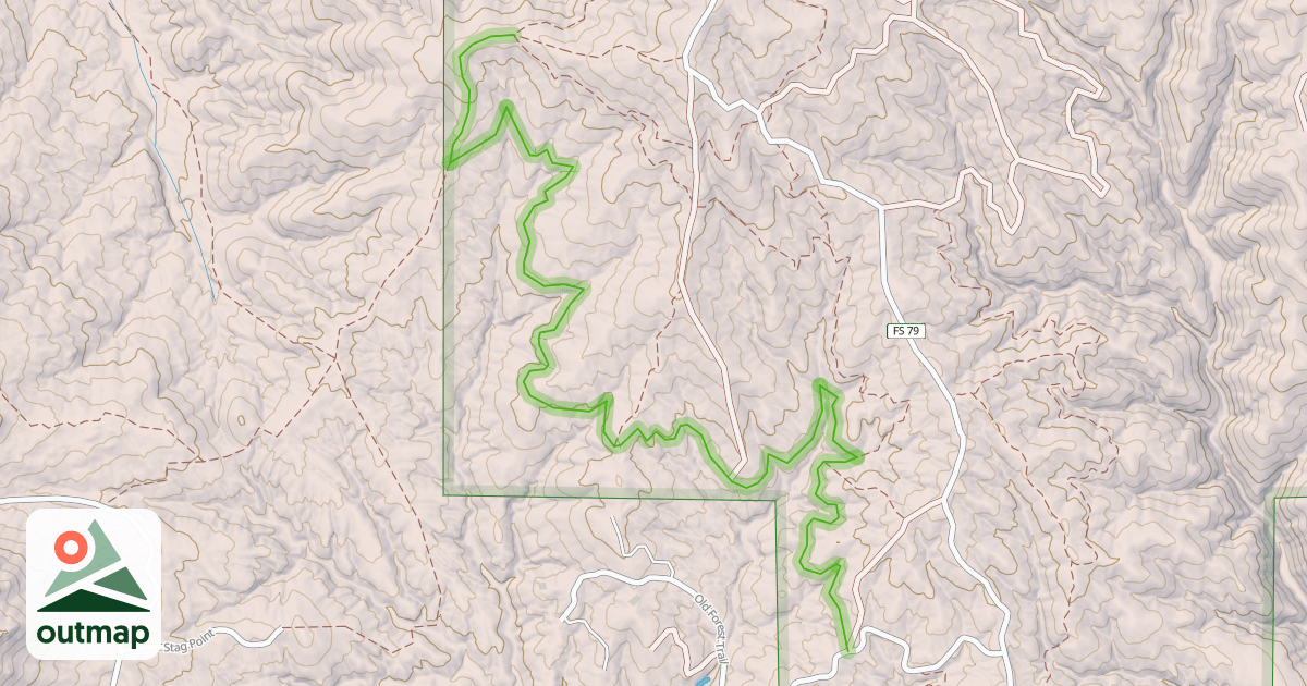 Map of Vespa Trail
