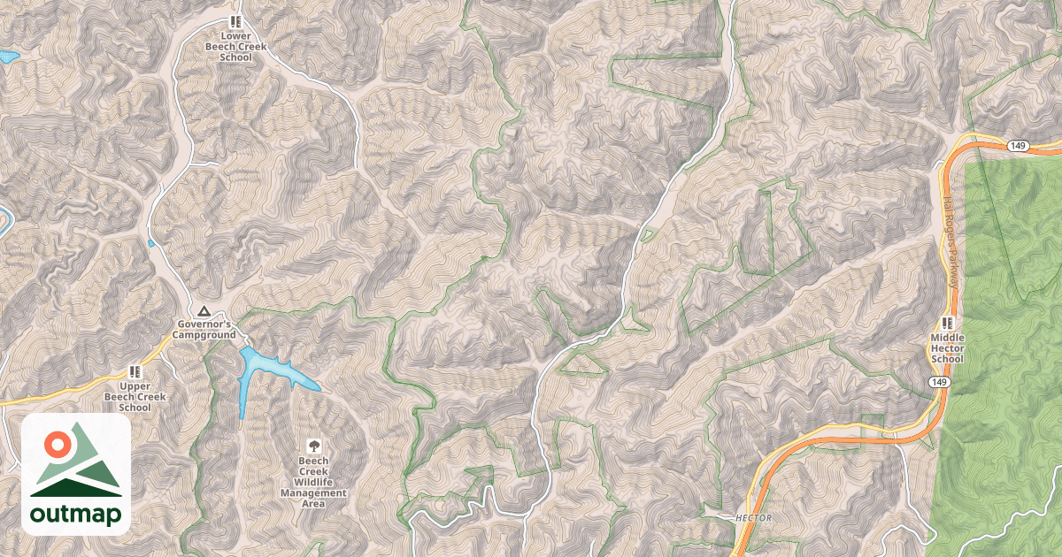 Map of HECTOR