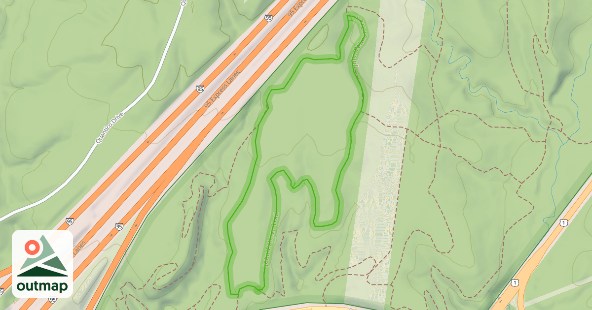Map of John Palmer Trail