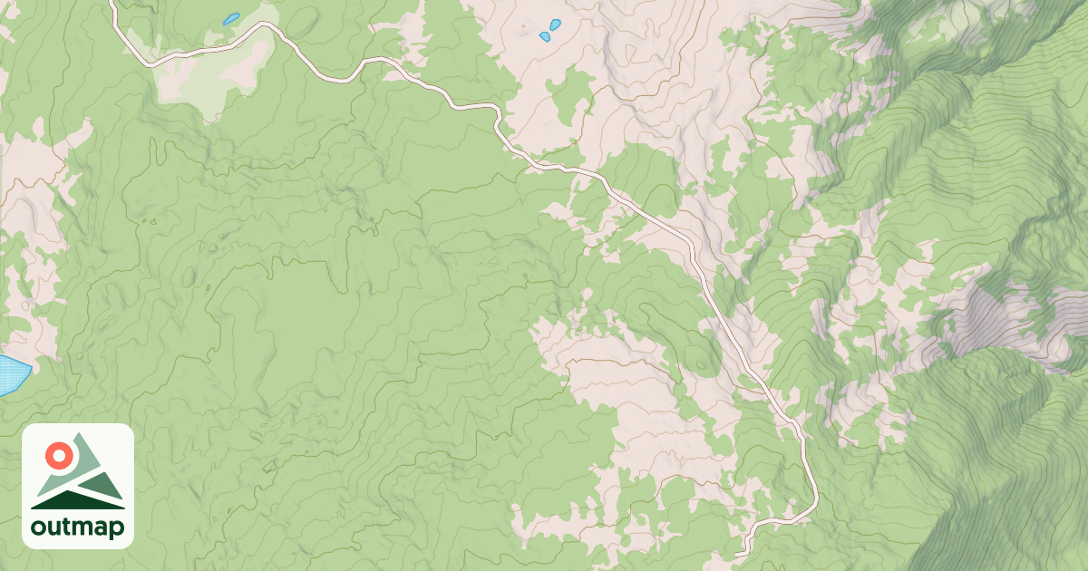 Map of Sterry Lake