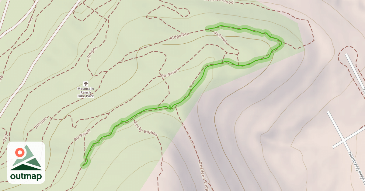 Map of Ridgeline Trail
