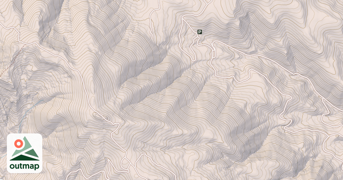Map of Sturgill Peak