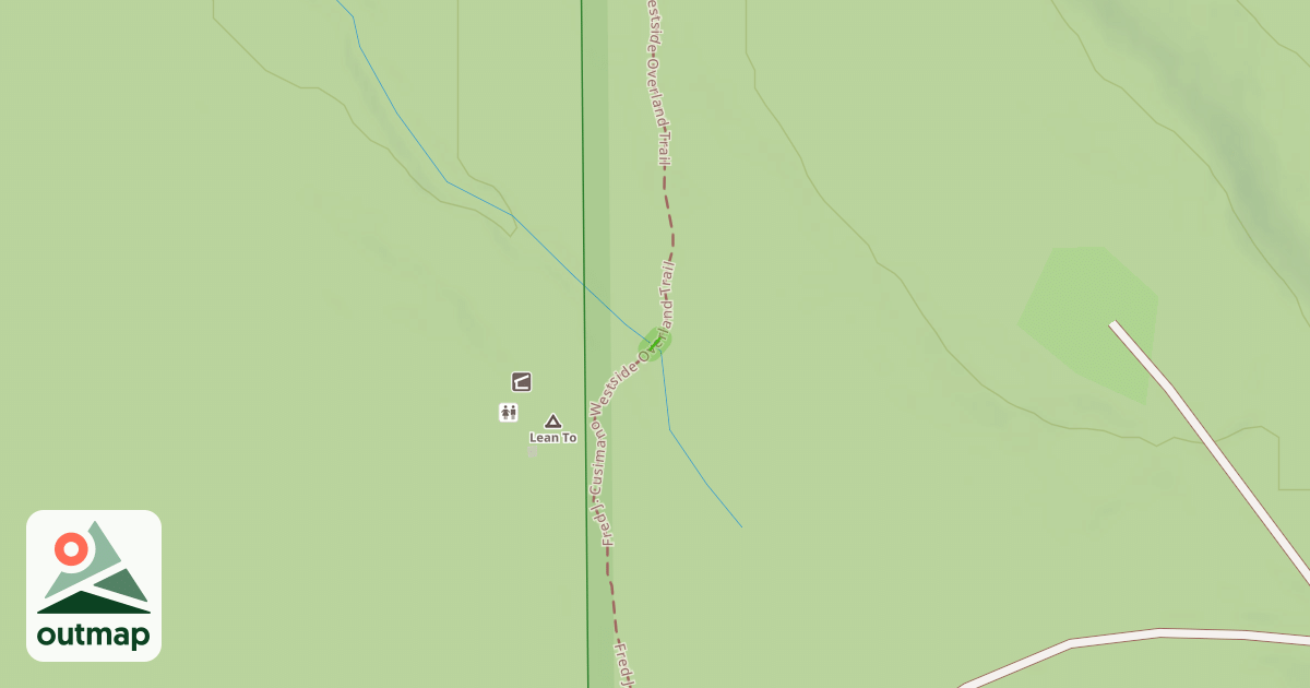 Map of Fred J. Cusimano Westside Overland Trail