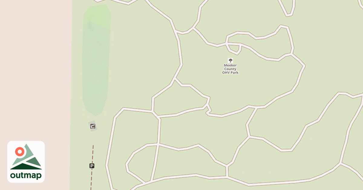 Map of Meeker County ATV/OHM Trails