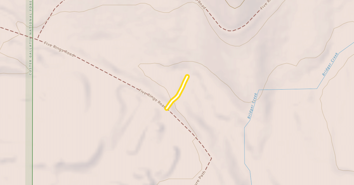 Map preview of Crosscut Return