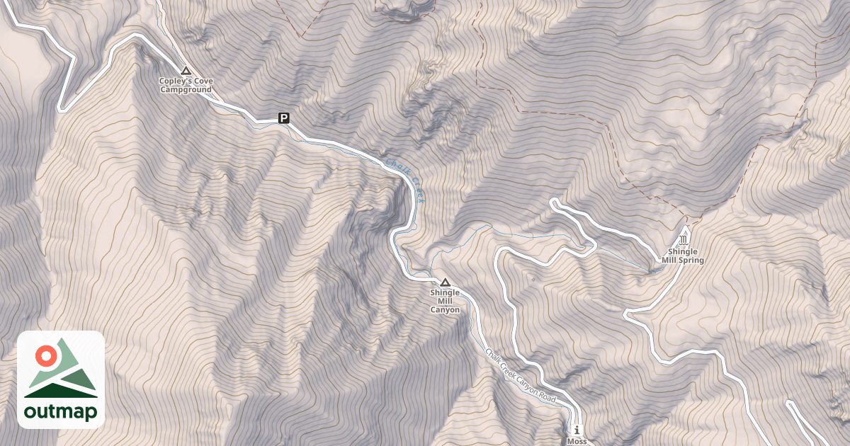 Map of Chalk Creek