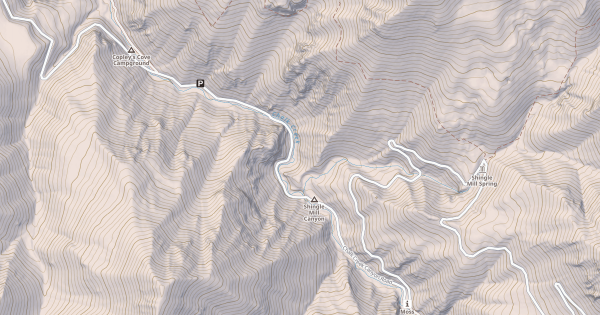 Map preview of Chalk Creek