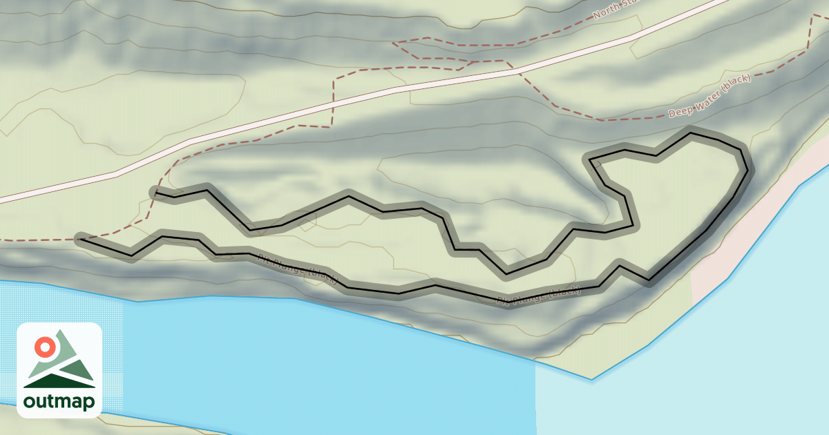 Map of Pit Plunge (black)